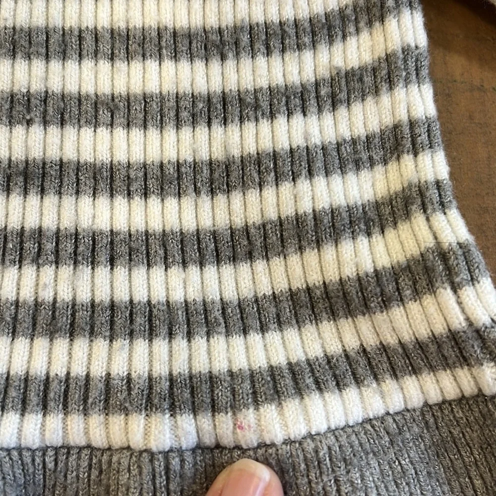 Zara gray striped dress - Picture 3 of 6